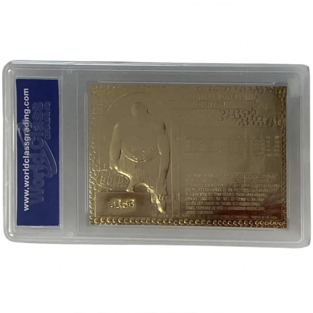 SHAQUILLE O'NEAL-SIGNATURE-23KT GOLD - image 2
