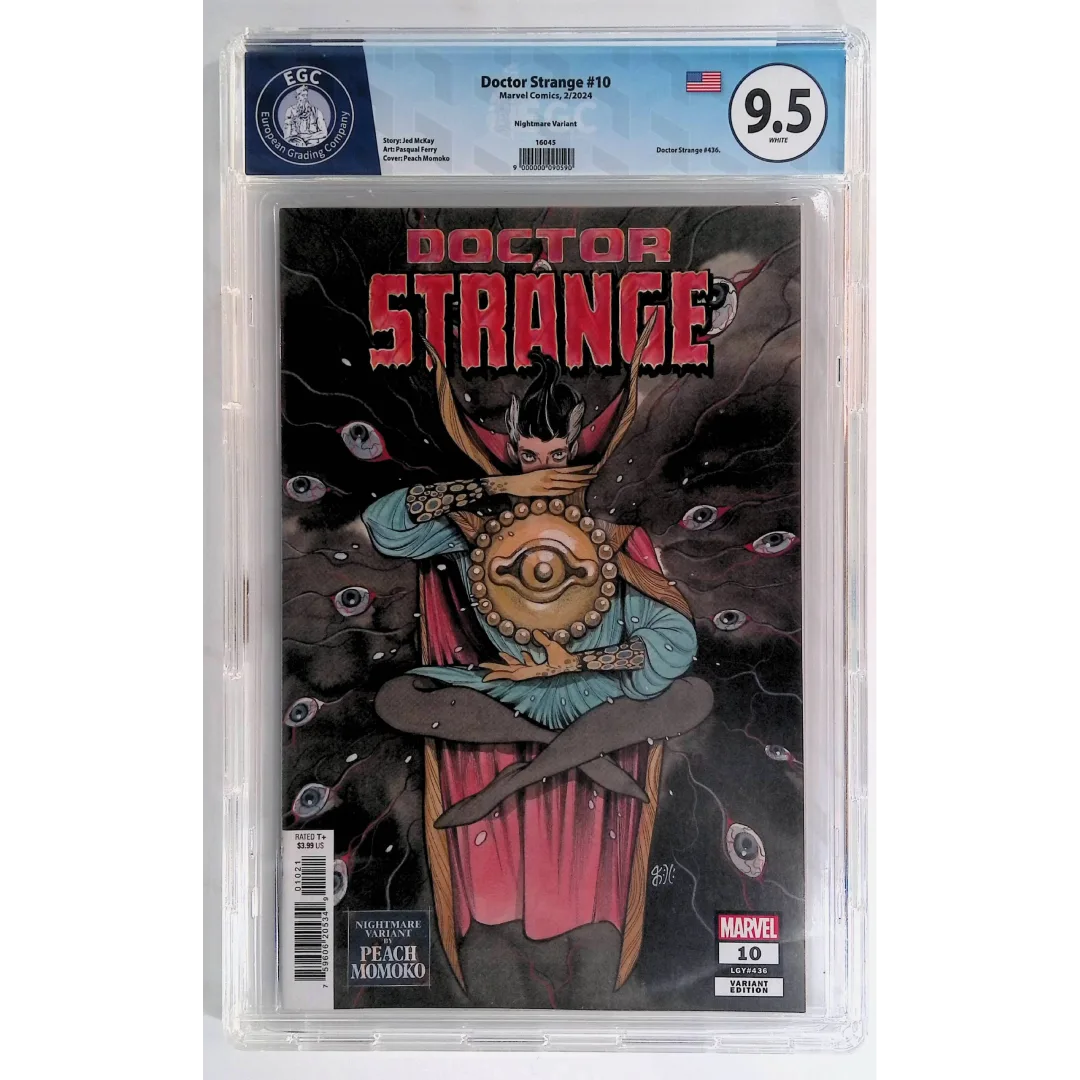 Doctor Strange #10 EGC Comics 9.5- Cover Peach Momoko -Stephan Strange - image 1