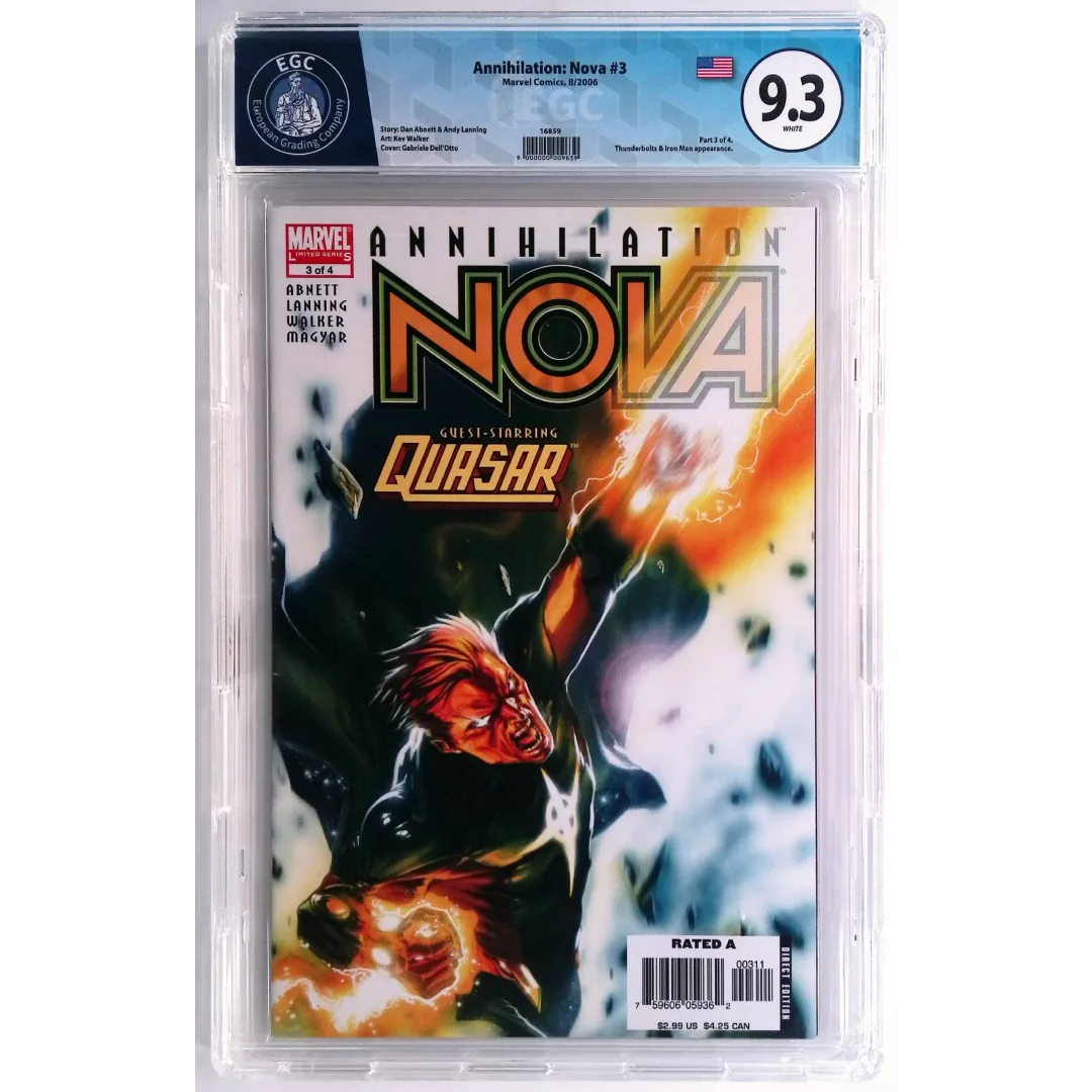 Annihilation Nova #3 EGC Comics 9.6– Marvel Comics - image 1