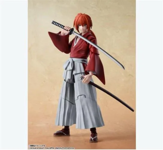 1 RUROUNI KENSHIN - SH FIGUARTS - KENSHIN HIMURA - ACTION FIGURE 15CM - image 1
