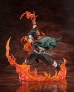Demon Slayer: Kimetsu no Yaiba - FiguartsZERO - PVC Statue Kamado Tanjiro - (Kyojuro Rengoku's Sword Guard Ver.) 19 cm - immagine 5