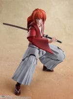 RUROUNI KENSHIN - SH FIGUARTS - KENSHIN HIMURA - ACTION FIGURE 15CM - immagine 4