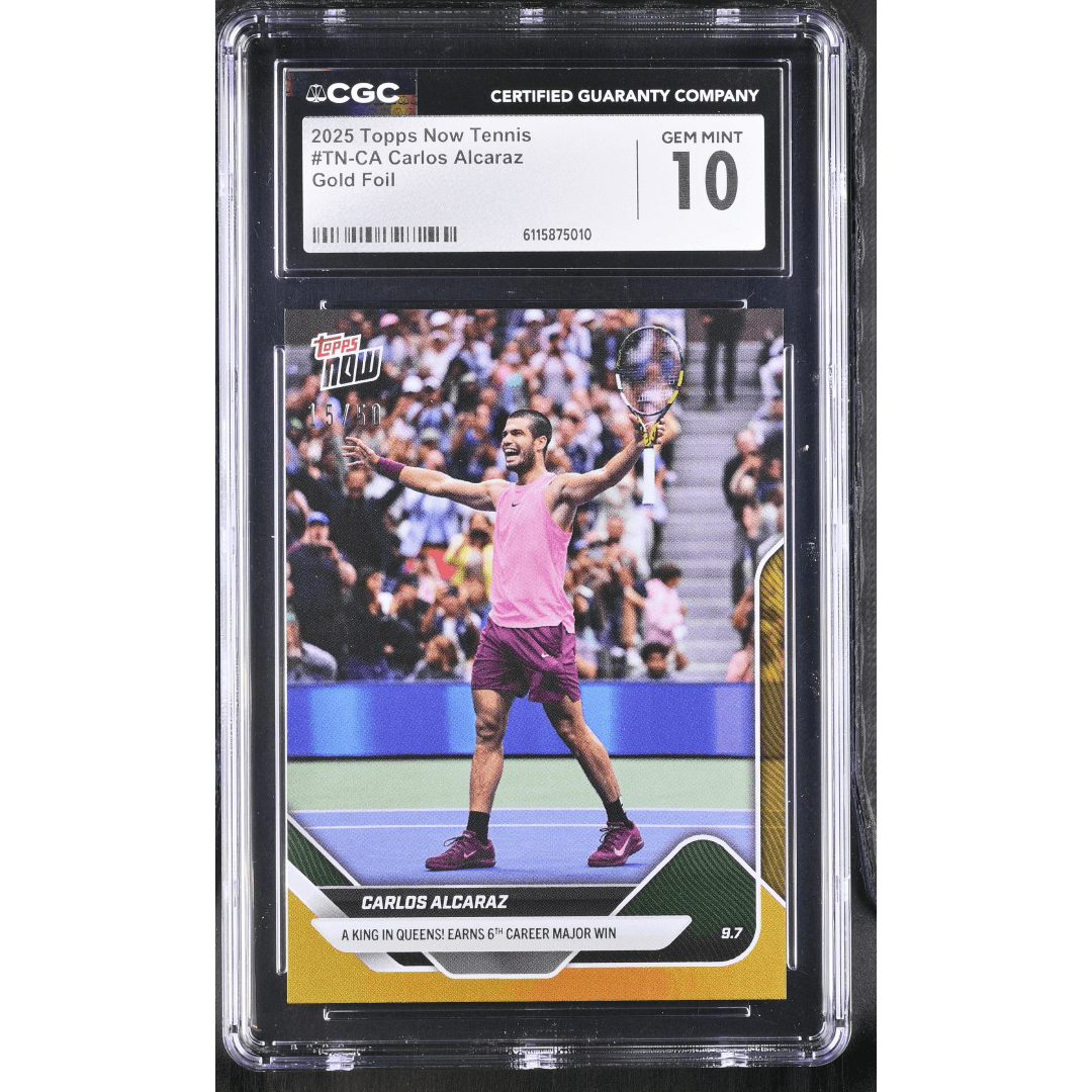alcaraz (1) Topps Now Carlos Alcaraz- GEM MINT 10 CGC - immagine 1