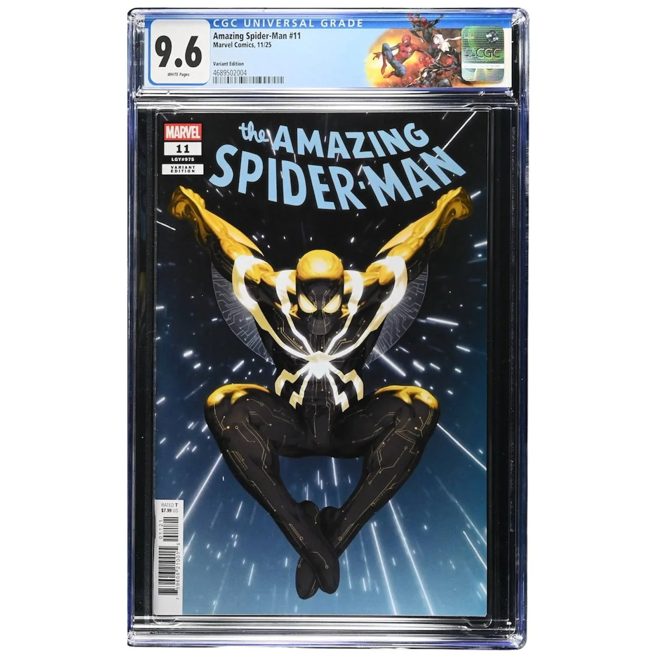 Amazing Spider-Man #11 CGC Blue Label 9.6 -key issue first cover new costume- Marvel - image 1