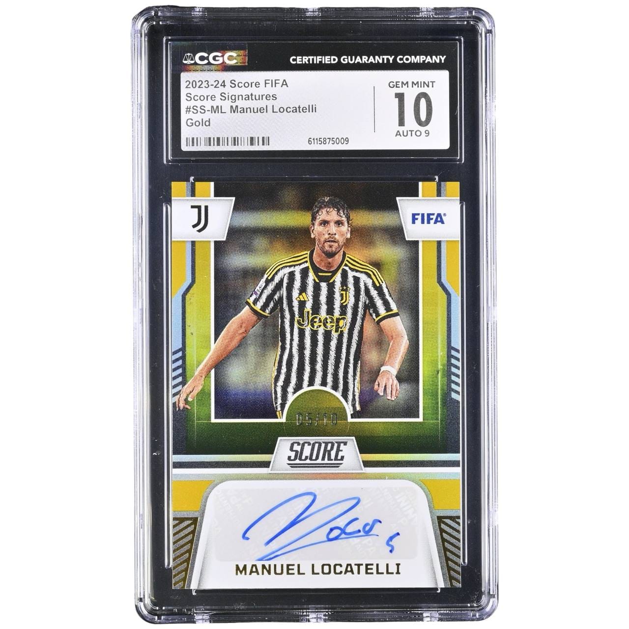photo_5800952979861999059_y FIFA Score Signatures Manuel Locatelli- GEM MINT 10 CGC - immagine 1