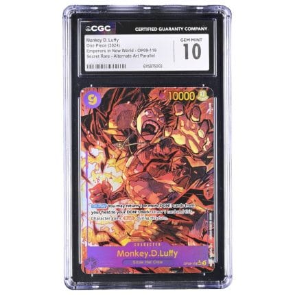 Monkey D. Luffy -One Piece Emperors in the New World- OP09 CGC 10- GEM MINT