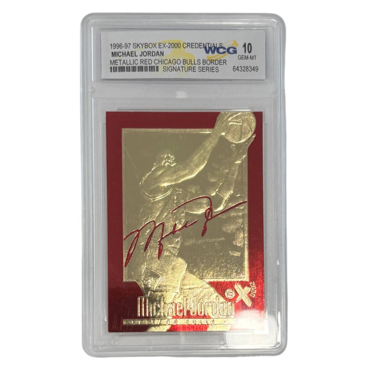 photo_6039746641759244052_y MICHAEL JORDAN-METALLIC RED CHICAGO BULLS- WCG 10 - immagine 1