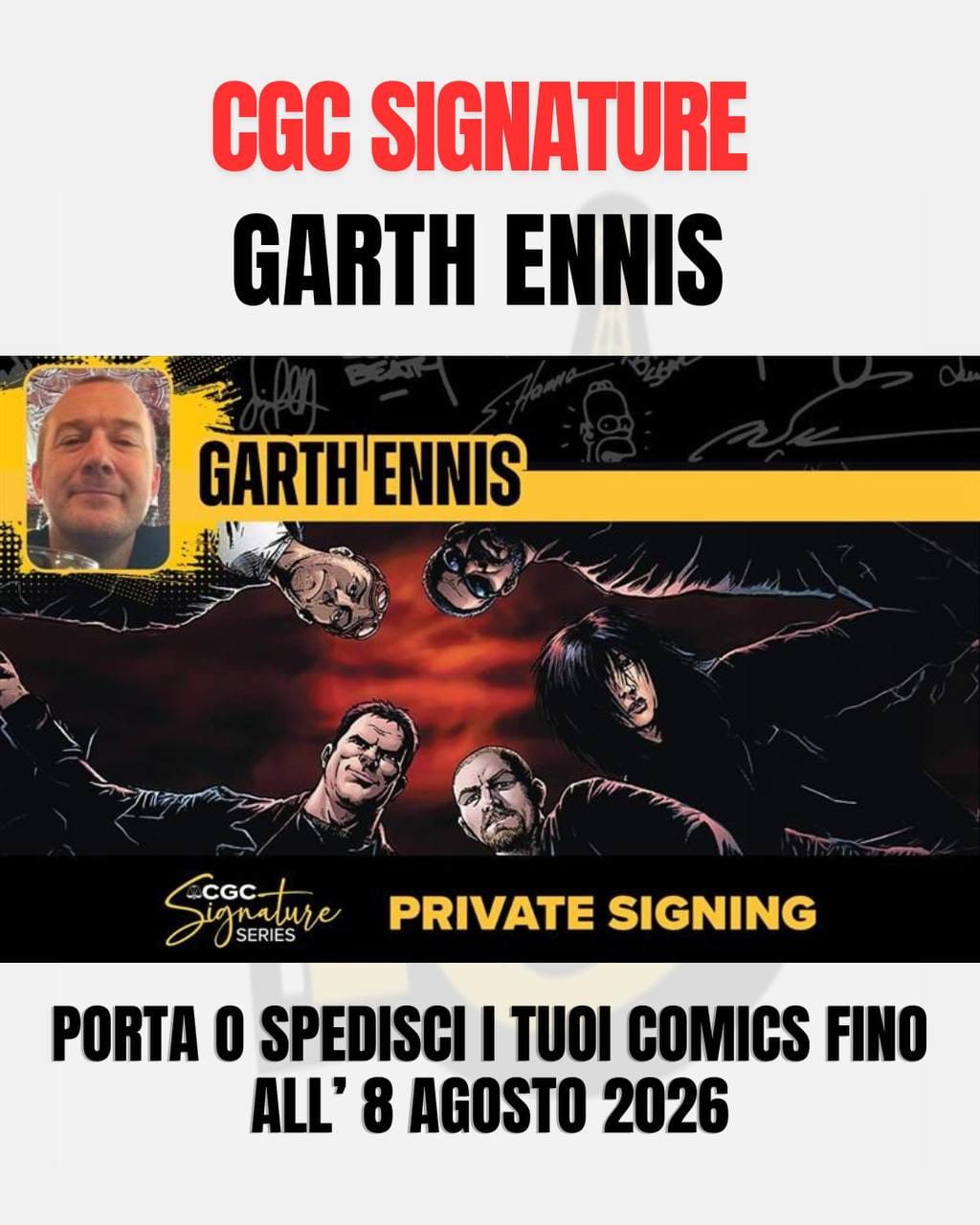 photo_5947490963284495827_y CGC Signature Series-Garth Ennis (Comics) - immagine 1