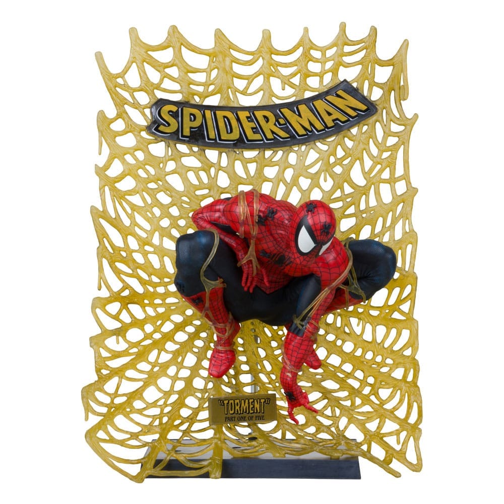x_mcf14909 Hot Deals Marvel Collection PVC Statue 1/6 Spider-Man (Spider-Man # 1) (Gold Edition) (Gold Label) 15 cm - immagine 1