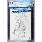 Justice League #1 CGC Blue Label 9.4 -key issue-Aspen Comics Sketch Edition- DC comics