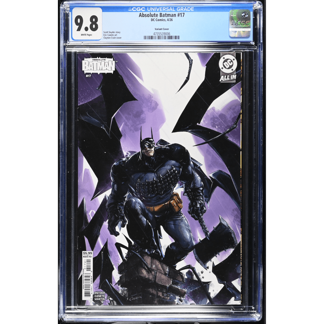 Nuovo progetto (40) Absolute Batman #17 CGC Blue Label 9.8 -key issue 1st introduction of Poison Ivy in full- Clayton Crain Variant Cover- DC comics - immagine 1