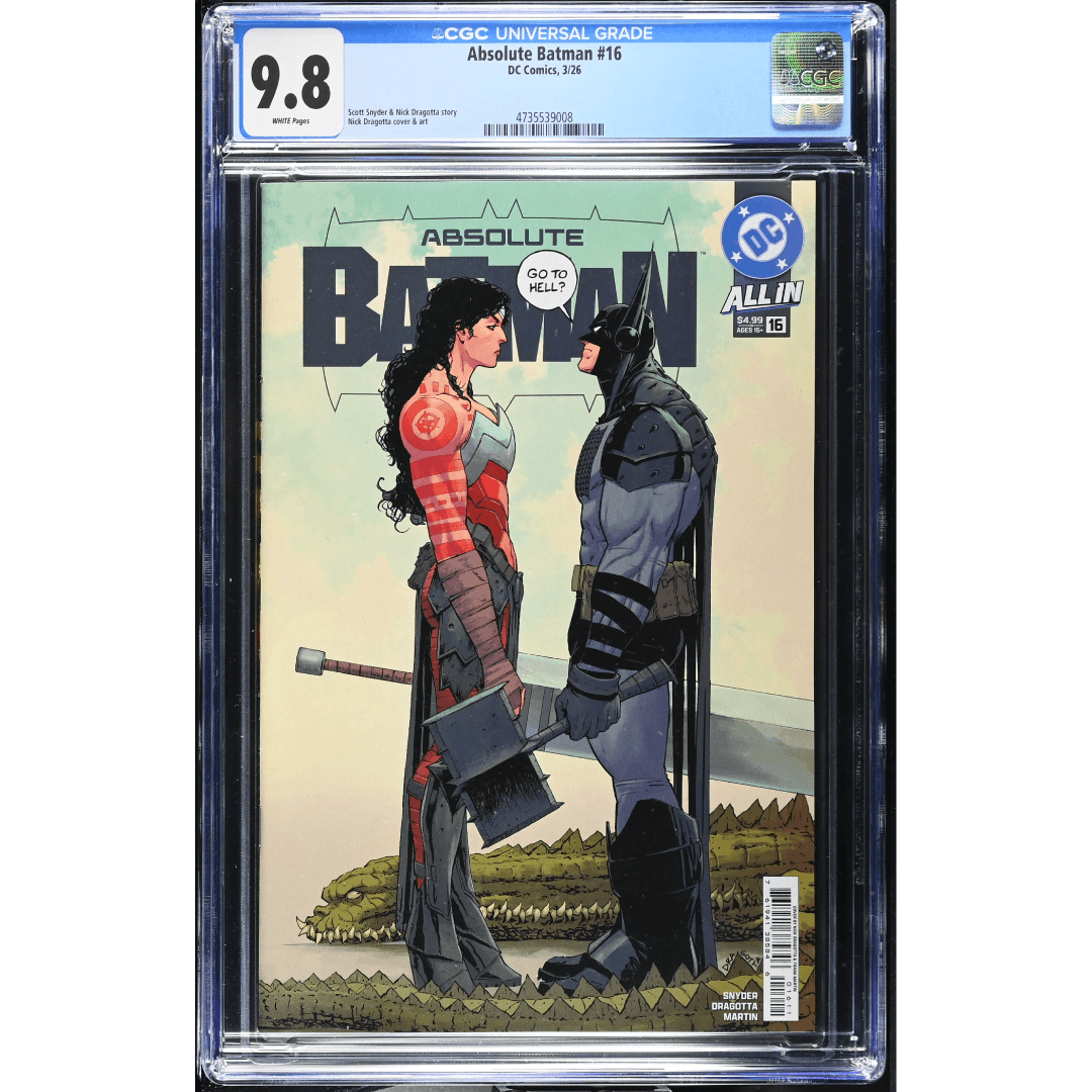 Nuovo progetto (42) Absolute Batman #16 CGC Blue Label 9.8 - Cover by Nick Dragotta- DC comics - immagine 1
