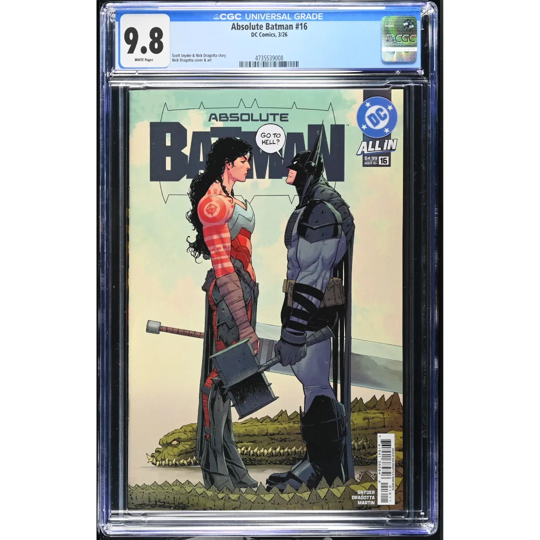 New project (42) Absolute Batman #16 CGC Blue Label 9.8 - Cover by Nick Dragotta- DC comics - image 1