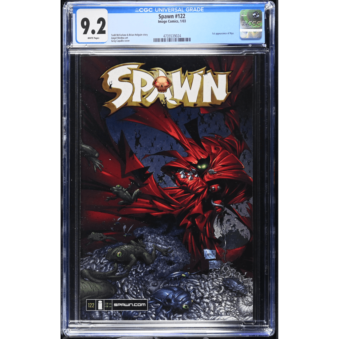 Nuovo progetto (51) Spawn #122 CGC Blue Label 9.2 -key issue 1st appearance of Nyx, later becomes She-Spawn- Image comcis - immagine 1