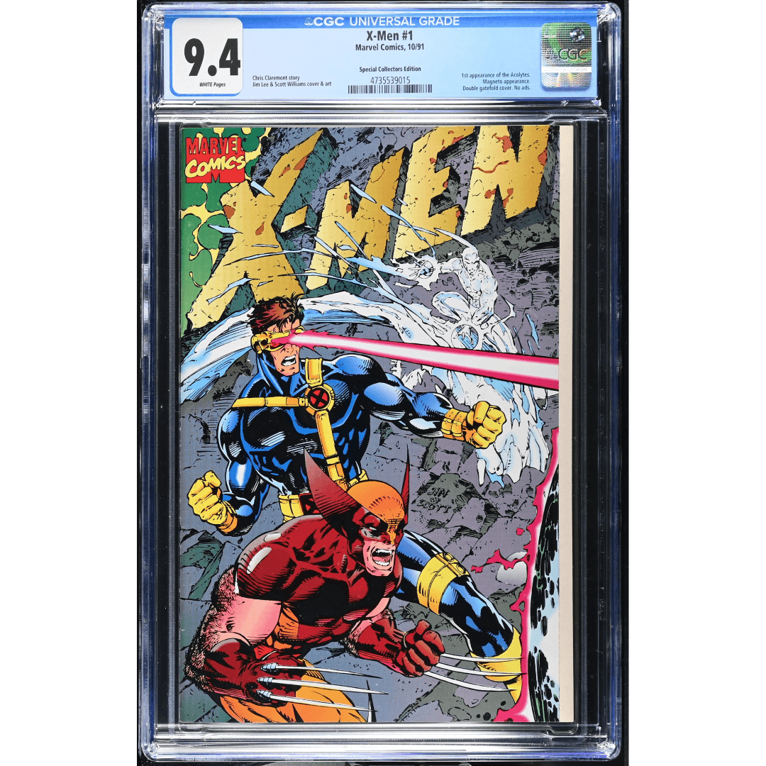 Nuovo progetto (60) X-Men #1 CGC Blue Label 9.4-key issue 1st appearance of the Acolytes. Magneto appearance. Double gatefold cover. No ads.- Marvel comics - immagine 1
