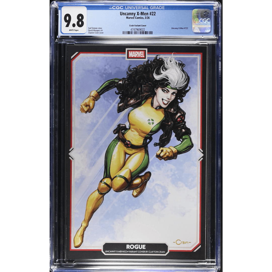 Nuovo progetto (71) Uncanny X-Men #22 CGC Blue Label 9.8-cover variant by Clayton Crain- Marvel - immagine 1