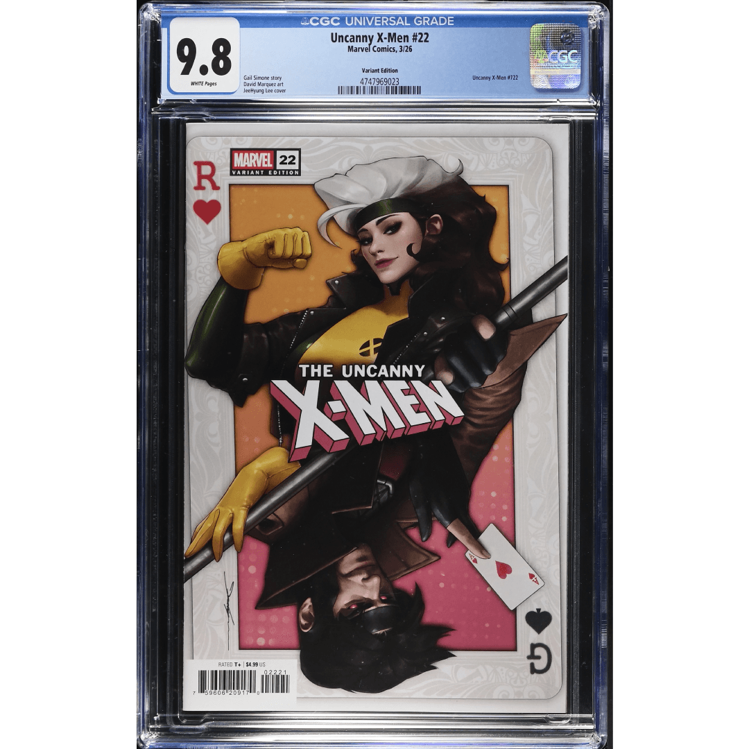 Nuovo progetto (73) Uncanny X-Men #22 CGC Blue Label 9.8-cover by JeeHyung Lee Marvel - immagine 1