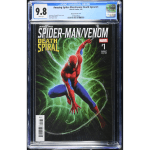 Amazing Spider-Man/Venom: Death Spiral #1 CGC Blue Label 9.8 -key issue 1st appearance Torment, a serial Killer- Variant cover by Dave Rapoza- Marvel